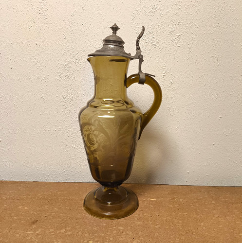 Glaskrug karaffe braun getönt - glaskrug/karaffe,