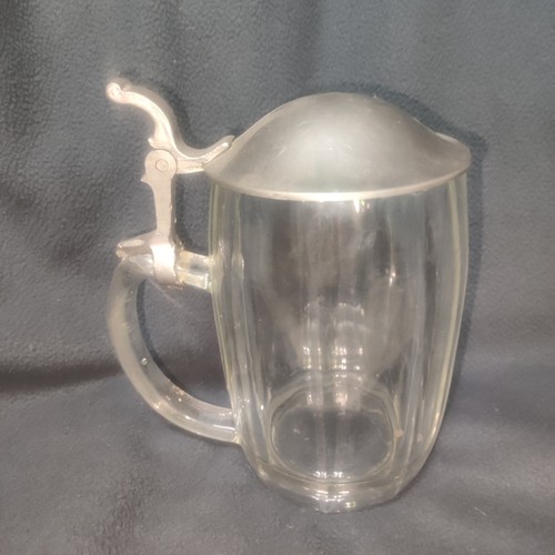 Alter glas bier krug - bier,