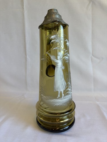 Antiker glaskrug mit - antiker,