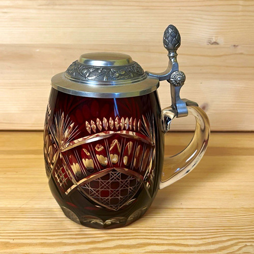 Glas krug geschliffen rastal - krug,