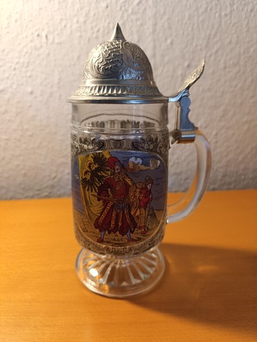 Bierkrug glas mit - glas,