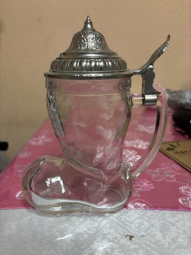 Glas bierkrug stiefelform mit - glas,
