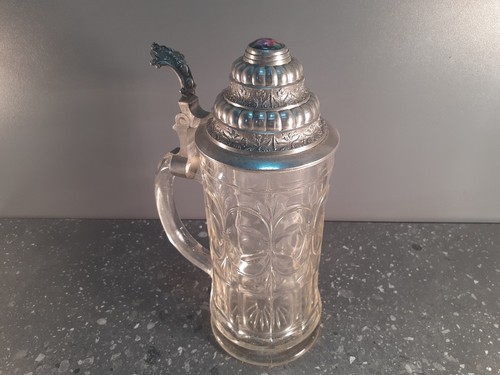 Antiker bierkrug glaskrug 5 - antiker, 0,5