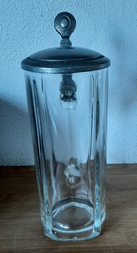 Alter glas krug eichung l - alter, 0,5