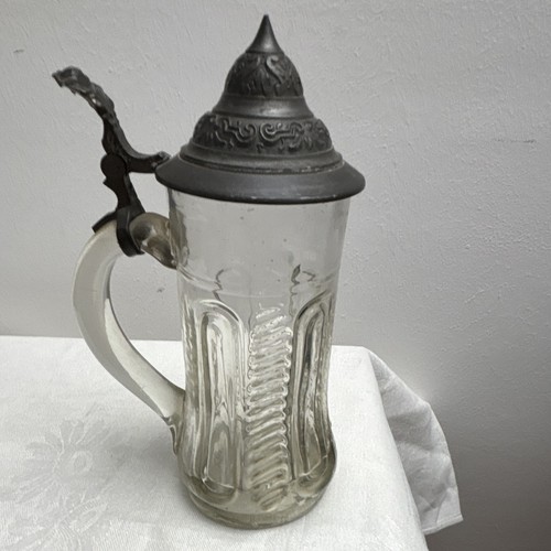 Antiker glas bierkrug - antiker, glas-bierkrug