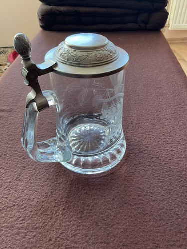 Glas bierhumpen bierkrug mit - bierhumpen, /
