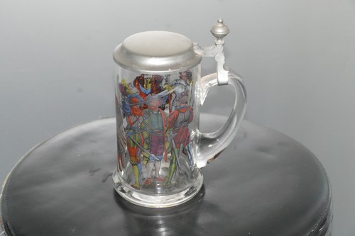 Glas zinn deckel - zinn, bierhumpen