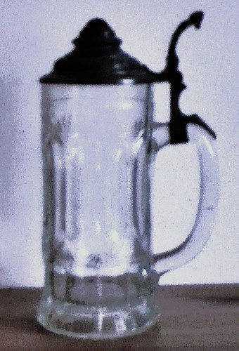 Krug glas mit - krug, und