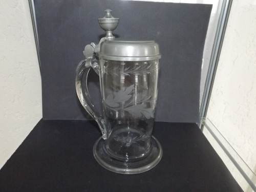 Biedermeier walzenkrug datiert - biedermeier,