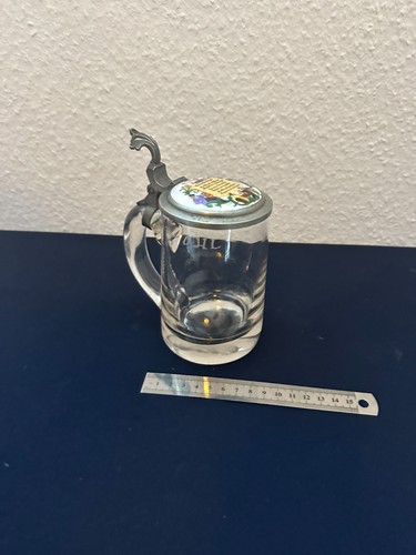 Glaskrug mit zinn - mit,