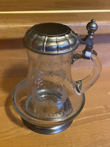 Rhw bierkrug mit - bierkrug, zinndeckel