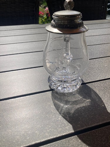 Edler glaskrug bierkrug mit - /,