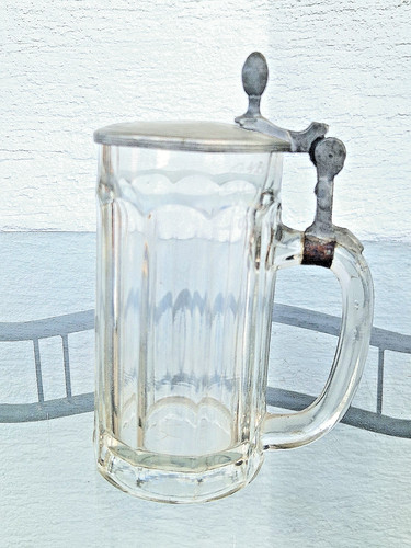 Antike glas krug mit - antike,
