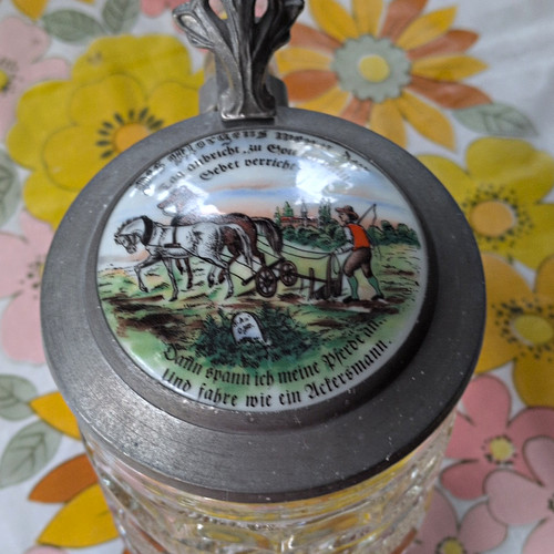 Glas bierkrug mit - bierkrug,