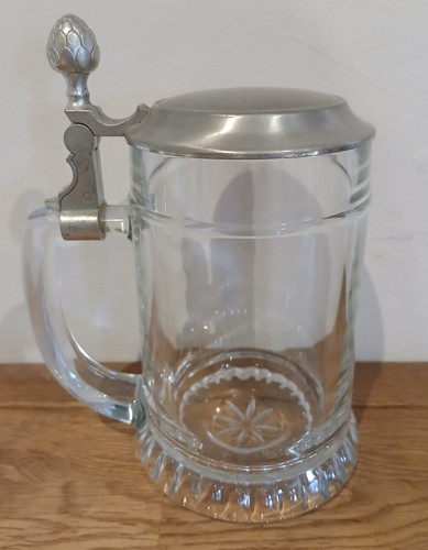Schwerer vintage bierkrug aus - bierkrug,