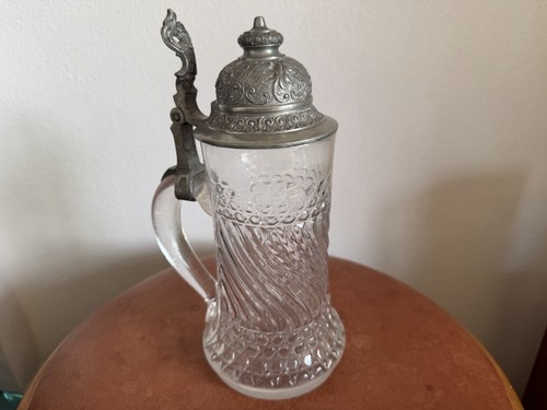 Antiker glaskrug mit - antiker,