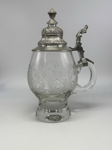 Antiker bierkrug glas mit - antiker,