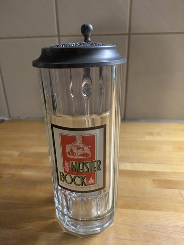 Glaskrug bierkrug henninger - glaskrug,