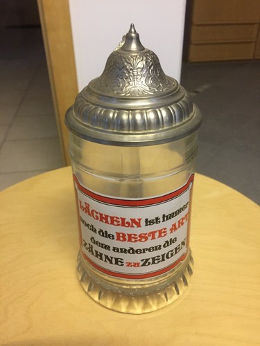 Bierkrug glaskrug mit - bierkrug,
