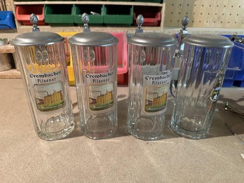 Krombacher bierkrug glas - krombacher,