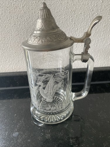 Bierkrug glaskrug mit zinn - bierkrug,
