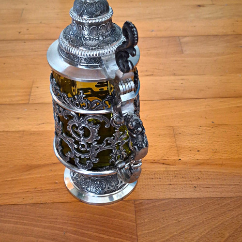 Zinnkrug bierkrug mit deckel - zinnkrug/bierkrug,