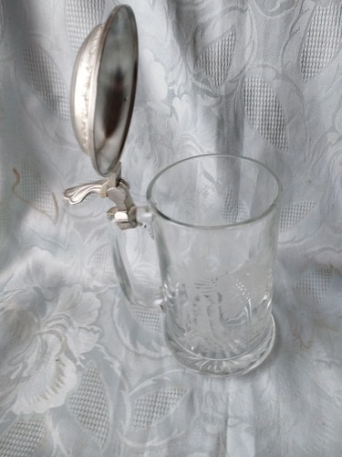 Alter bierkrug glas mit - alter,