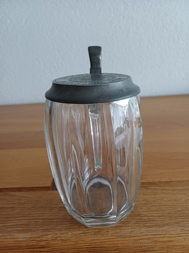 Uralter glaskrug mit - uralter,