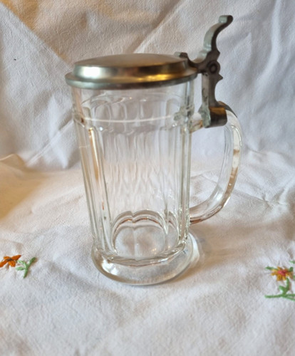 Alter bierkrug glas mit - alter,