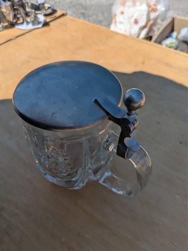 Vintage bleikristall glaskrug - bleikristall,